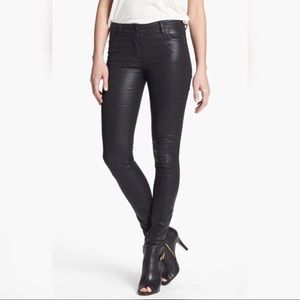 NWT Two by Vince Camuto Faux Leather Skinnies Jean